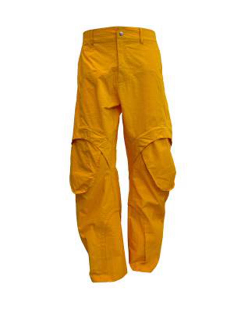 Tailored Trouser Wide - กางเกงทำงานสไตล์อเมริกันสำหรับผู้ชาย ดีไซน์ตัดเย็บแบบ 3 มิติ ทรงหลวม ขากว้าง