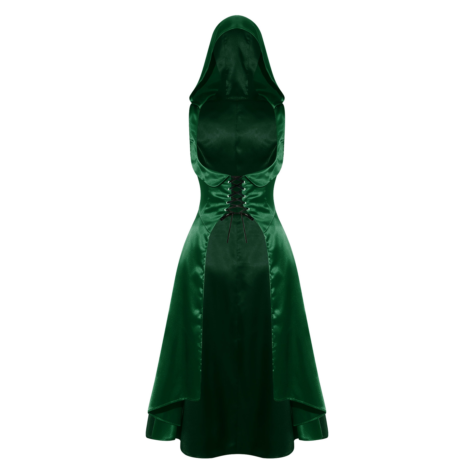 ชุดเดรสผ้าซาตินมีฮู้ดใต้หน้าอก - Lace Dress บทวิจารณ์และราคา