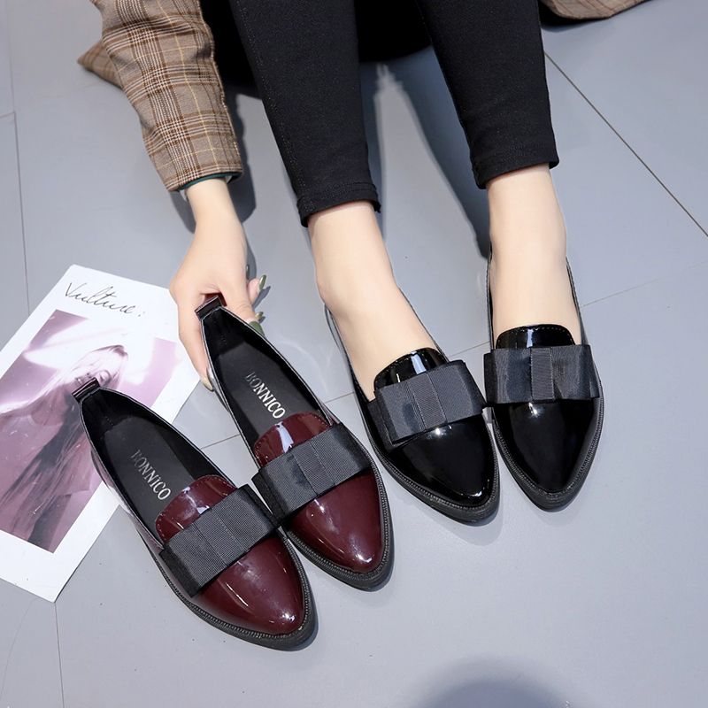 รองเท้าส้นเตี้ยหนังแก้วสีดำ/สี - Womens Heels บทวิจารณ์และราคา