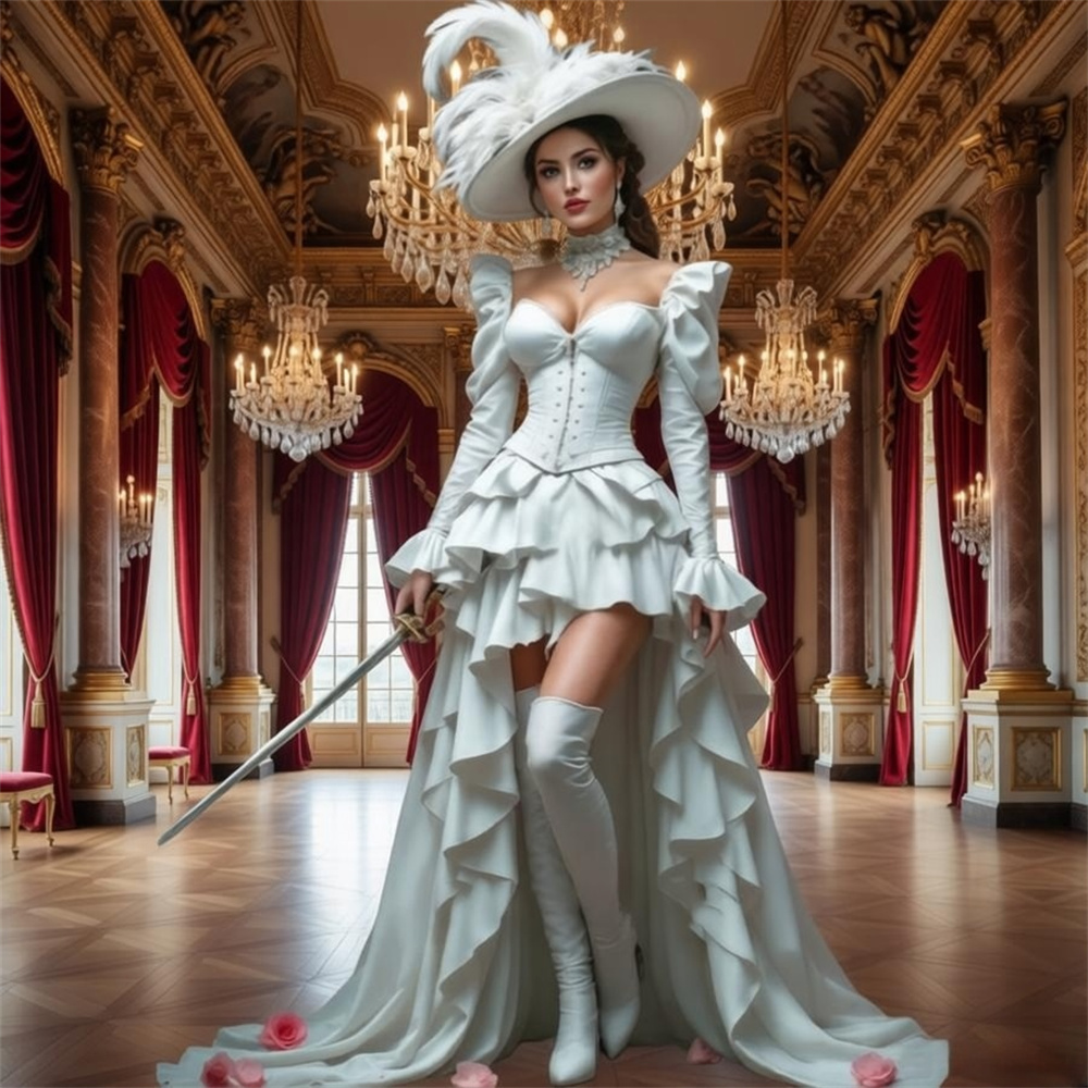 ชุดเดรสโกธิคสไตล์วินเทจยุคกลาง - Evening Gown บทวิจารณ์และราคา