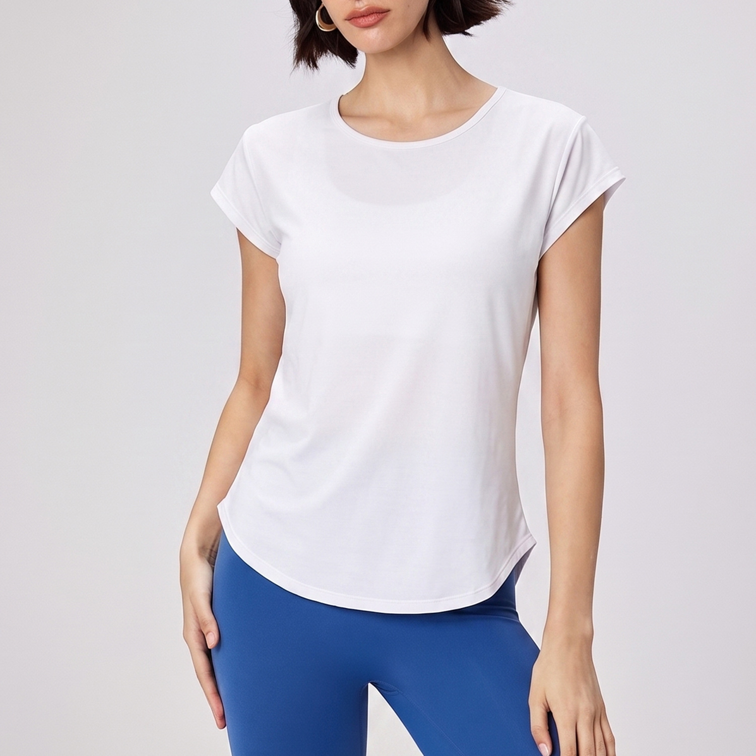 เสื้อยืดโยคะแขนสั้นผ้าไอซ์ซิลค - Silk Blouse บทวิจารณ์และราคา