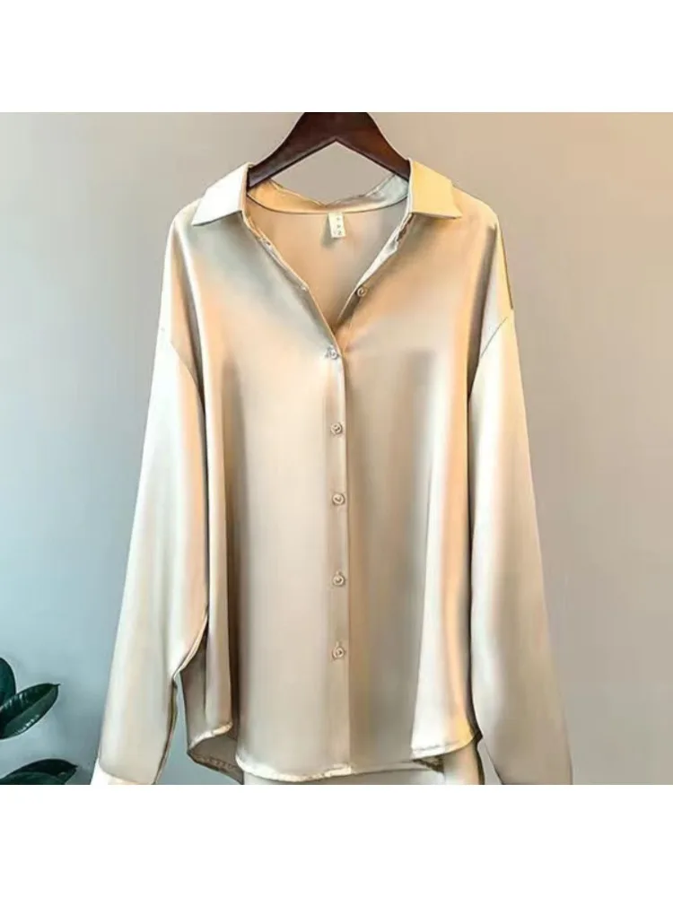 PLUS ขนาดลําลองผู้หญิงผ้าไหมเส - Silk Blouse บทวิจารณ์และราคา
