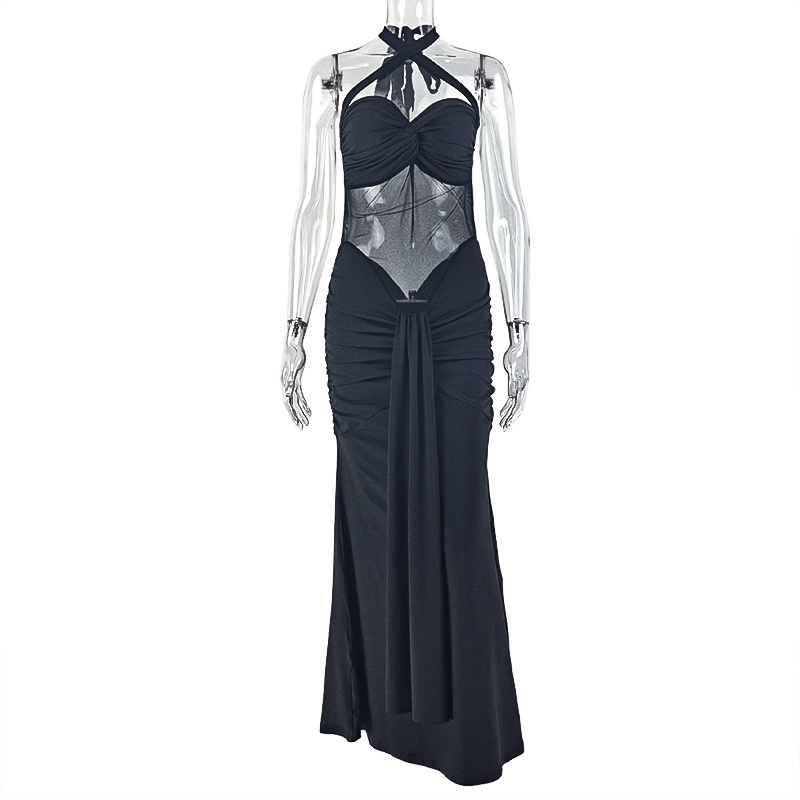 เดรสทรงบอดี้คอนแบบผูกคอ เปิดหล - Midi Dress บทวิจารณ์และราคา