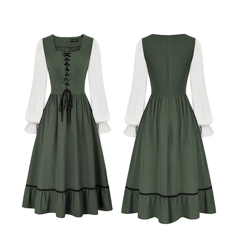 ชุดเดรสทรงเอไลน์สีพื้นสไตล์วิน - Midi Dress บทวิจารณ์และราคา