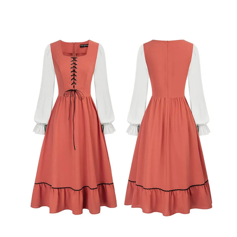 ชุดเดรสทรงเอไลน์สีพื้นสไตล์วิน - Midi Dress บทวิจารณ์และราคา
